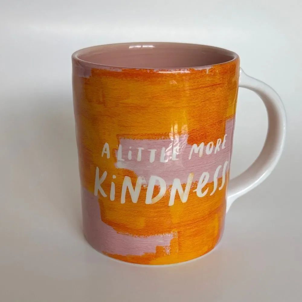 Anthropologie “A Little More Kindness” Coffee Mug Jen B Peters